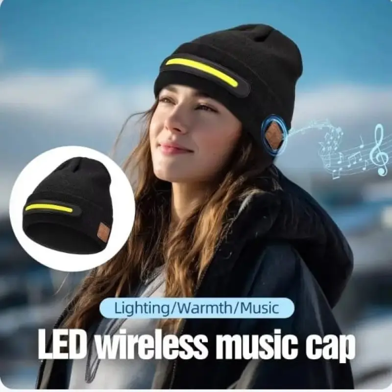 Led Wireless Music Ear cap