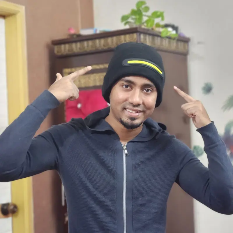 Led Wireless Music Ear cap