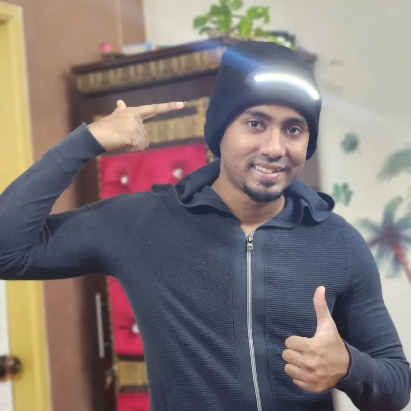 Led Wireless Music Ear cap